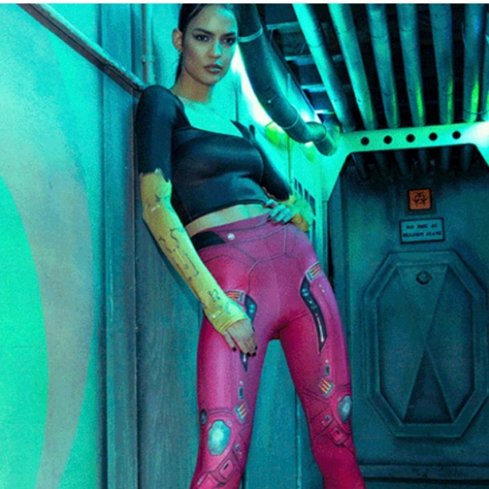 RARE Blackmilk Cyberpunk 2077 Crop Top - Picture 8 of 16